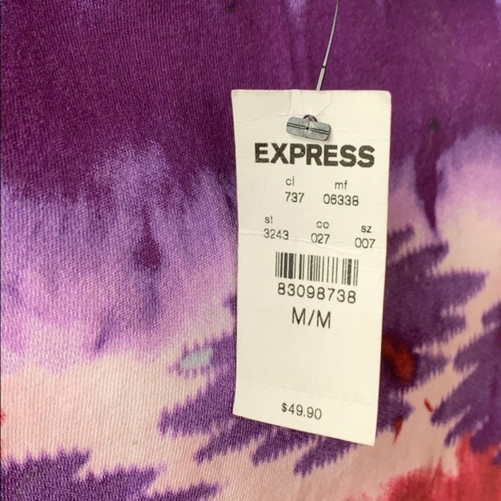Express Fun Print Mini Skirt - Picture 4 of 6
